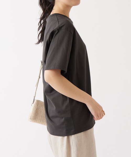BEARDSLEY（ビアズリー）の「Metro de Parisバック刺繍Tシャツ（Tシャツ/カットソー・レディース・グレー・FREE）」の10枚目の写真