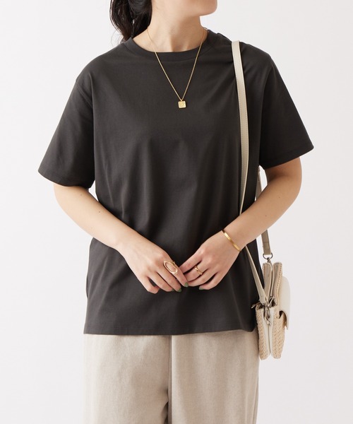 BEARDSLEY（ビアズリー）の「Metro de Parisバック刺繍Tシャツ（Tシャツ/カットソー・レディース・グレー・FREE）」の11枚目の写真