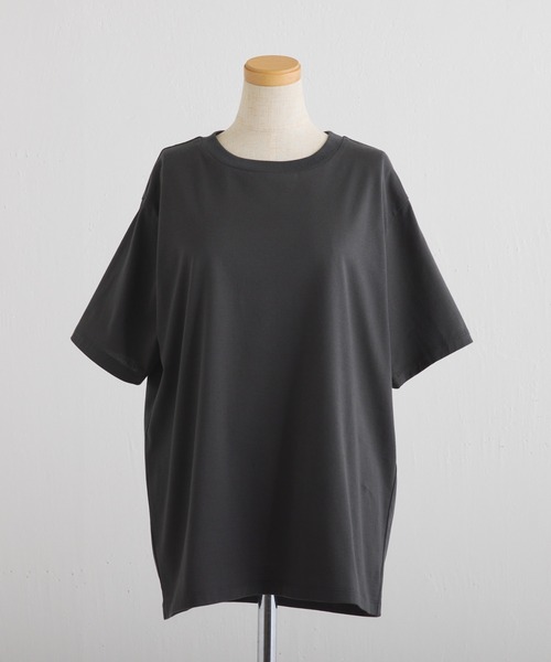 BEARDSLEY（ビアズリー）の「Metro de Parisバック刺繍Tシャツ（Tシャツ/カットソー・レディース・グレー・FREE）」の13枚目の写真