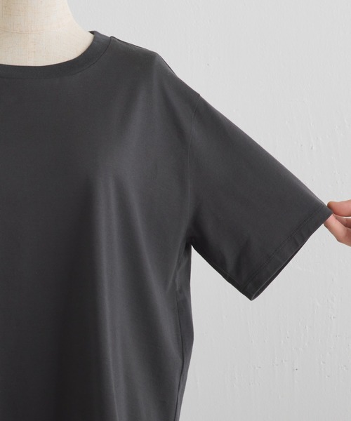 BEARDSLEY（ビアズリー）の「Metro de Parisバック刺繍Tシャツ（Tシャツ/カットソー・レディース・グレー・FREE）」の21枚目の写真