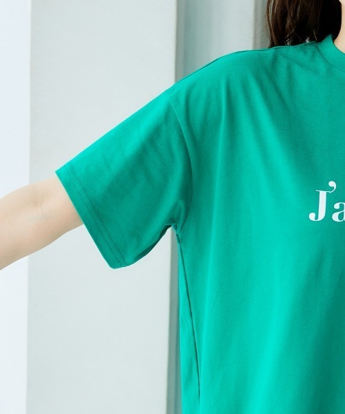 miclat（ミクラ）の「大きいサイズ　ルーズシルエットロゴプリントTシャツ　miclat（Tシャツ/カットソー・レディース・ネイビー/ホワイト/グリーン・L/LL/3L/4L/5L）」の18枚目の写真