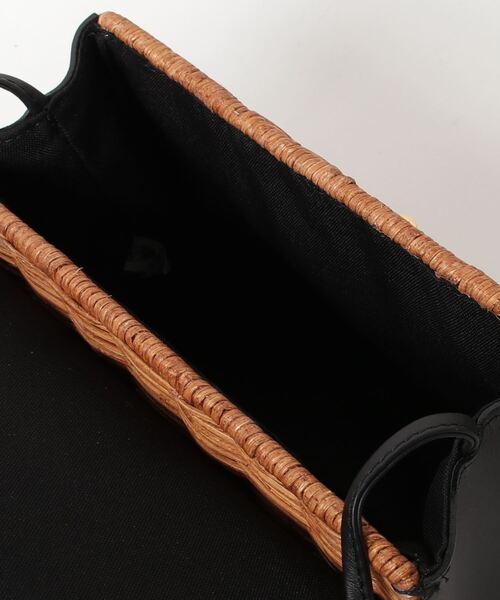 The Bagmati（ザバグマティ）の「BAGMATI LEATHER COMBINATION BASKET SHOULDERBAG バグマティ レザー使い かごバッグ　ショルダー（ショルダーバッグ・レディース・ブラック・FREE）」の8枚目の写真