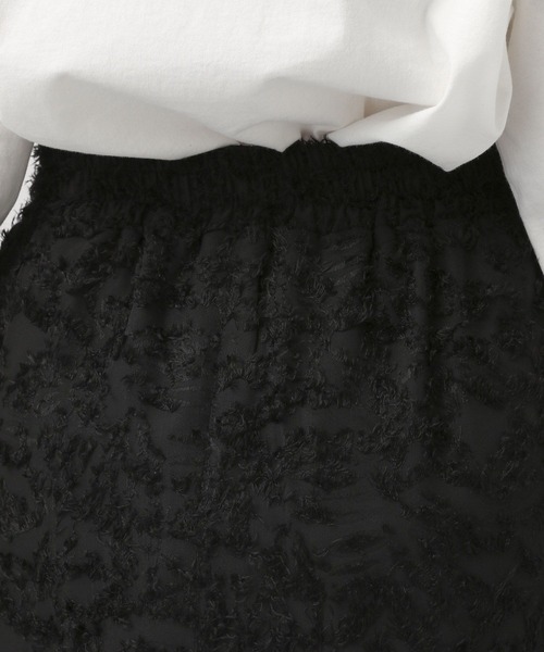 BAYFLOW(ベイフロー)の「シャギージャガードスカート(スカート・レディース・ブラック/オフホワイト/ブルー・FREE)」の16枚目の写真