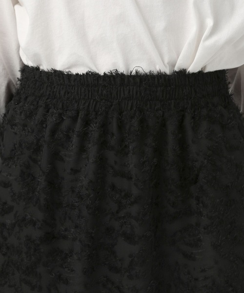 BAYFLOW(ベイフロー)の「シャギージャガードスカート(スカート・レディース・ブラック/オフホワイト/ブルー・FREE)」の18枚目の写真