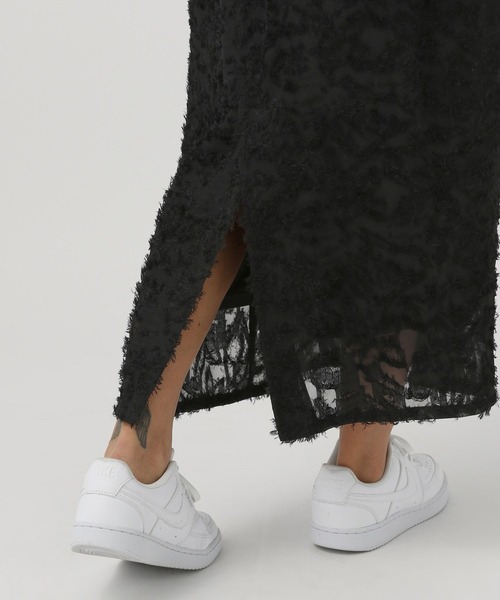 BAYFLOW(ベイフロー)の「シャギージャガードスカート(スカート・レディース・ブラック/オフホワイト/ブルー・FREE)」の19枚目の写真