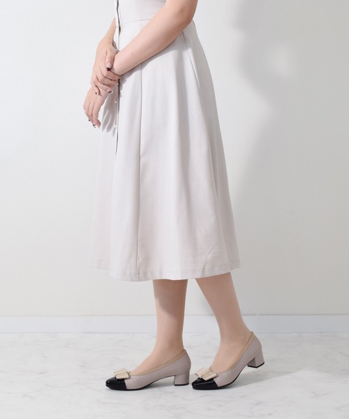 Bridget Birkin(ブリジットバーキン)の「【Bridget Birkin Walk】リボンモチーフパンプス(545233)(パンプス・レディース・ベージュ系その他/ブラック系その他・22.5/23/23.5/24/24.5)」の15枚目の写真