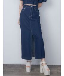 EMODA | デニムカットオフマキシスカート(スカート)