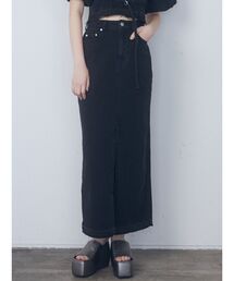 EMODA | デニムカットオフマキシスカート(スカート)