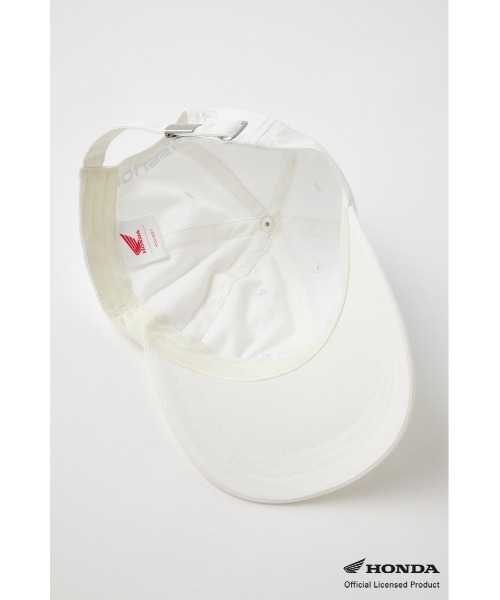 MOUSSY（マウジー）の「【ホワイト：WEBSTORE・The SHEL’TTER TOKYO 限定カラー】HONDA LOGO キャップ（キャップ・レディース・ホワイト/レッド/チャコールグレー/ブラック・FREE）」の18枚目の写真