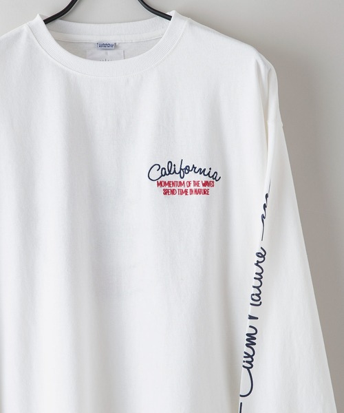 JEANS MATE(ジーンズメイト)の「【UNDERWRAPS/アンダーラップス】 バック刺繍ロンT(Tシャツ/カットソー・レディース・ホワイト/アイボリー/ブラック・MEDIUM/LARGE)」の12枚目の写真