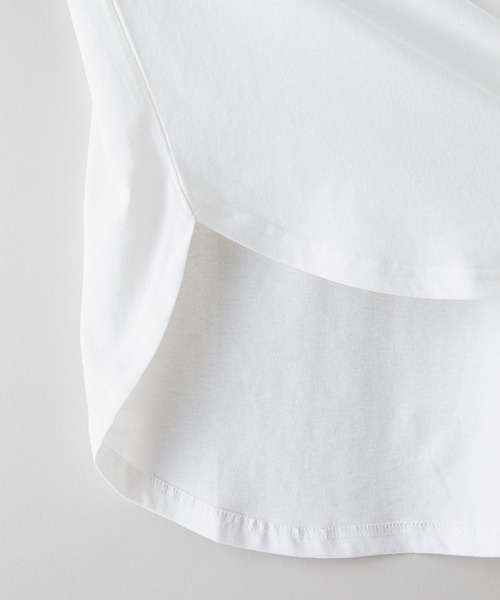 JEANS MATE(ジーンズメイト)の「【UNDERWRAPS/アンダーラップス】 バック刺繍ロンT(Tシャツ/カットソー・レディース・ホワイト/アイボリー/ブラック・MEDIUM/LARGE)」の16枚目の写真