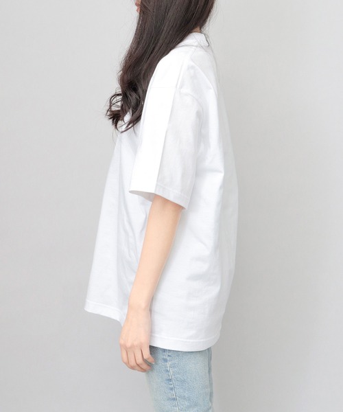 United Athle(ユナイテッドアスレ)の「7.1オンス オープンエンド糸 ルーズシルエット ラギッドTシャツ(Tシャツ/カットソー・メンズ・ホワイト/ブラック/アッシュグレー・M/L/XL/XXL)」の19枚目の写真