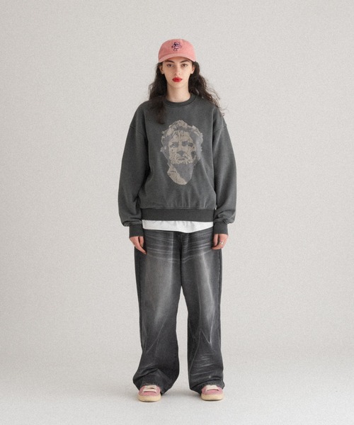 WISH FOR EVER（ウィッシュフォーエバー）の「ASSORT CREW NECK FLEECE