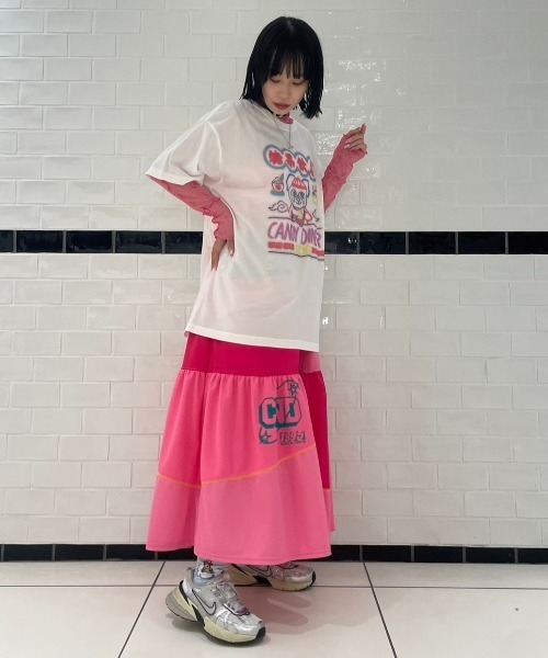 Candy Stripper(キャンディストリッパー)の「CANDY DINER BIG Tシャツ(Tシャツ/カットソー・レディース・オフホワイト/ブラック/イエロー・2)」の15枚目の写真