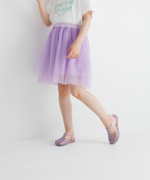 BAYFLOW(ベイフロー)の「チュールスカート(KIDS)(スカート・キッズ・アイボリー/パープル/チャコール・150cm/140cm/130cm/120cm/110cm)」の20枚目の写真