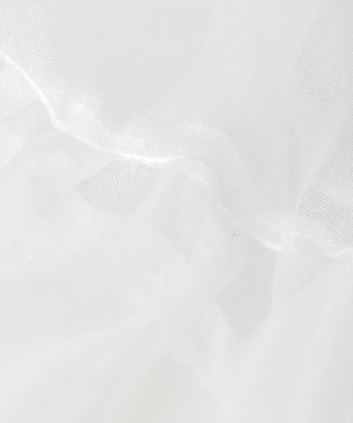 Three Four Time（ｽﾘｰﾌｫｰﾀｲﾑ）の「シアーアシメオーガンジーチュニックワンピース（チュニック・レディース・オフホワイト・FREE）」の13枚目の写真