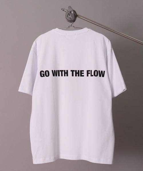 BAYBLO（ベイブロ）の「(BB)【ユニセックス】サマー グラフィック ストレッチ Tシャツ（Tシャツ/カットソー・メンズ・オフホワイト/ブラック/ベージュ・MEDIUM/LARGE）」の12枚目の写真