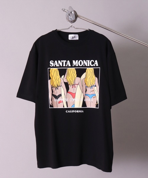 BAYBLO（ベイブロ）の「(BB)【ユニセックス】サマー グラフィック ストレッチ Tシャツ（Tシャツ/カットソー・メンズ・オフホワイト/ブラック/ベージュ・MEDIUM/LARGE）」の13枚目の写真