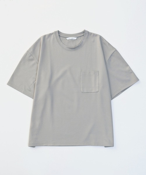 VICTIM(ヴィクティム)の「VICTIM ヴィクティム / BIG TEE ビッグシルエットTシャツ ポケT / VTM-24-CS-007(Tシャツ/カットソー・メンズ・グレイッシュベージュ/ブラック/ホワイト・MEDIUM/LARGE/X-LARGE)」の4枚目の写真