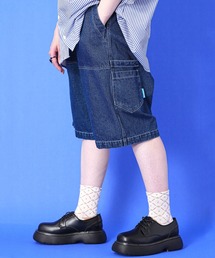 a.p.o.v. | a.p.o.v. デニムワイドハーフパンツ(デニムパンツ)
