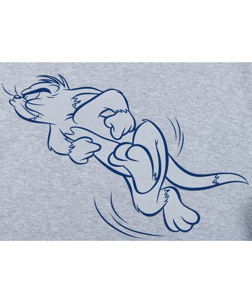 MEDICOM TOY LIFE ENTERTAINMENT(メディコムトイライフエンターテイメント)の「MLE<TOM and JERRY> CREW NECK SWEATSHIRT(TOM)(スウェット・メンズ・ホワイト/グレー・XX-LARGE/X-LARGE/LARGE/MEDIUM/SMALL)」の4枚目の写真