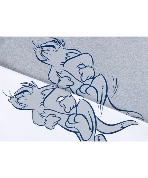 MEDICOM TOY LIFE ENTERTAINMENT(メディコムトイライフエンターテイメント)の「MLE<TOM and JERRY> CREW NECK SWEATSHIRT(TOM)(スウェット・メンズ・ホワイト/グレー・XX-LARGE/X-LARGE/LARGE/MEDIUM/SMALL)」の3枚目の写真
