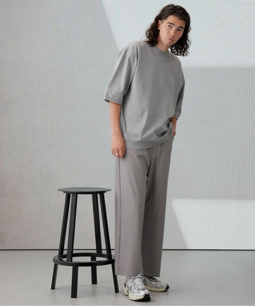Apo(s)ture(アポスチャー)の「LUCAS-001/TRワイドパンツ(スラックス・メンズ・ベージュ/ブラウン/ブラック/グレー・XS/S/M/L/XL)」の22枚目の写真