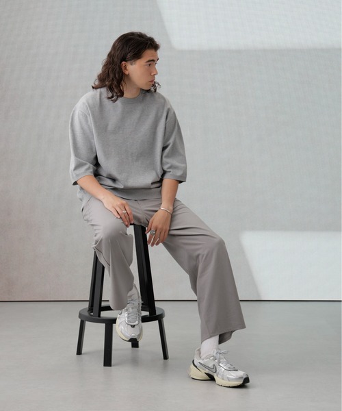 Apo(s)ture(アポスチャー)の「LUCAS-001/TRワイドパンツ(スラックス・メンズ・ベージュ/ブラウン/ブラック/グレー・XS/S/M/L/XL)」の20枚目の写真
