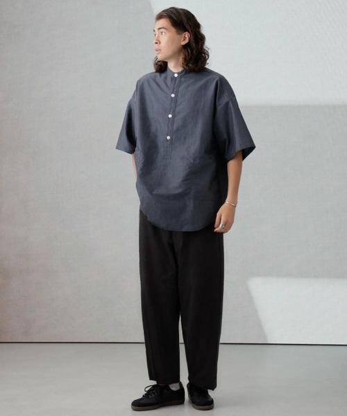 Apo(s)ture(アポスチャー)の「LUCAS-001/TRワイドパンツ(スラックス・メンズ・ベージュ/ブラウン/ブラック/グレー・XS/S/M/L/XL)」の15枚目の写真