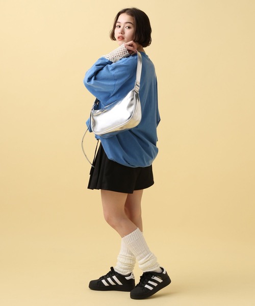 PBLIM（ページボーイリム）の「PBLIM/レトロサマービッグT（Tシャツ/カットソー・レディース・ブルー/チャコールグレー/オフホワイト・LARGE/MEDIUM）」の21枚目の写真