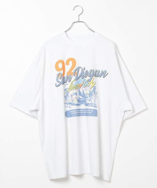 PBLIM（ページボーイリム）の「PBLIM/レトロサマービッグT（Tシャツ/カットソー・レディース・ブルー/チャコールグレー/オフホワイト・LARGE/MEDIUM）」の15枚目の写真