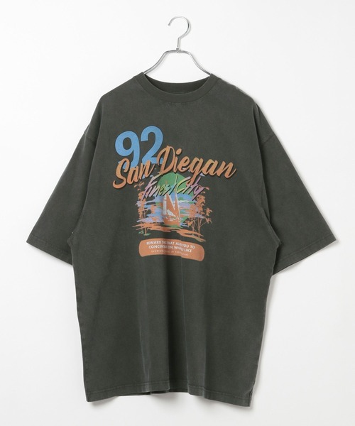 PBLIM（ページボーイリム）の「PBLIM/レトロサマービッグT（Tシャツ/カットソー・レディース・ブルー/チャコールグレー/オフホワイト・LARGE/MEDIUM）」の16枚目の写真