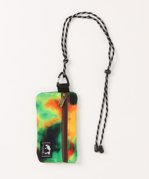 チャイハネ（チャイハネ）の「【チャイハネ】トライブタイダイポーチ（ポーチ・レディース・グリーン/ピンク/ブルー・FREE）」の2枚目の写真