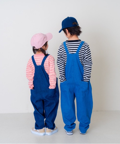 and D. petit main（アンドディープティマイン）の「カレッジロゴ刺繍CAP（キャップ・キッズ・ライトピンク/ベージュ/ネイビー・L(56cm)/M(54cm））」の14枚目の写真