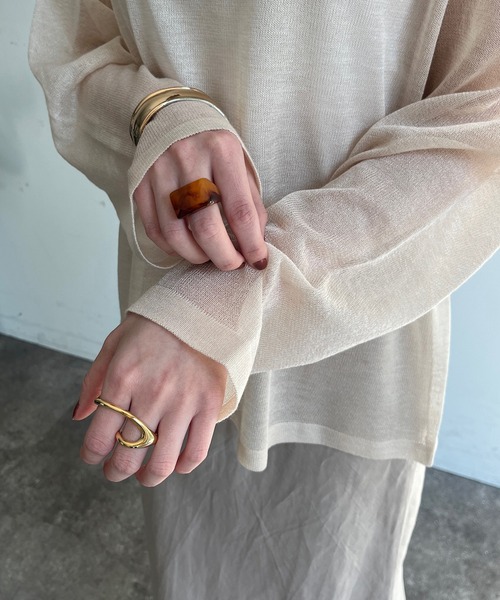 DouDou（ドゥドゥ）の「変形リング1（リング・レディース・シルバー/ゴールド・FREE）」の6枚目の写真