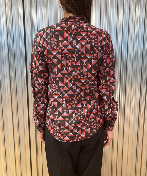 ISABEL MARANT（イザベルマラン）の「プリントブラウス（シャツ/ブラウス・レディース・ブラック系/ベージュ系・34）」の9枚目の写真