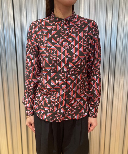 ISABEL MARANT（イザベルマラン）の「プリントブラウス（シャツ/ブラウス・レディース・ブラック系/ベージュ系・34）」の7枚目の写真