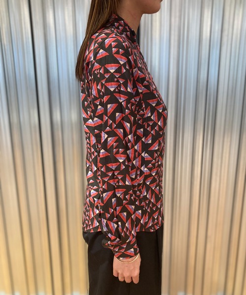 ISABEL MARANT（イザベルマラン）の「プリントブラウス（シャツ/ブラウス・レディース・ブラック系/ベージュ系・34）」の8枚目の写真