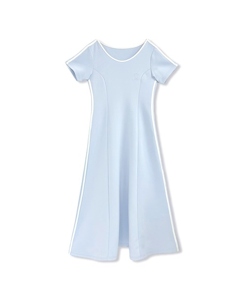 ANDGEEBEE（アンジービー）の「ダブルラインワンピ（ワンピース・レディース・ブラック/ライトブルー・FREE）」の13枚目の写真