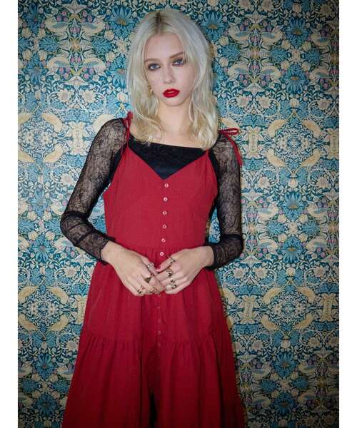 EVRIS（エヴリス）の「バックオープンレーストップス（Tシャツ/カットソー・レディース・その他1/ホワイト/ブラック・FREE）」の18枚目の写真