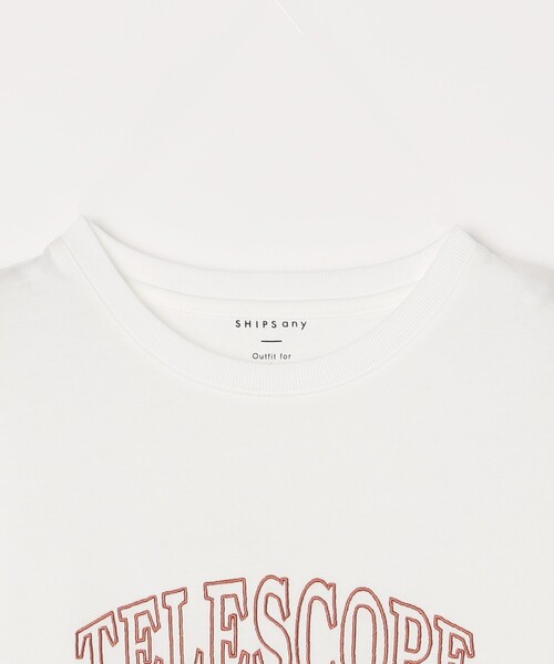 SHIPS any（シップス エニィ）の「SHIPS any: プリント × 刺繍 ロゴ Tシャツ<KIDS>（Tシャツ/カットソー・キッズ・ホワイト/ライトホワイト/ベージュ・150/130）」の15枚目の写真