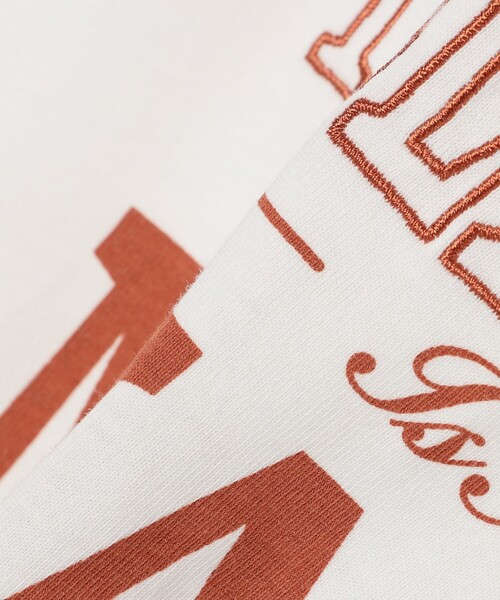 SHIPS any（シップス エニィ）の「SHIPS any: プリント × 刺繍 ロゴ Tシャツ<KIDS>（Tシャツ/カットソー・キッズ・ホワイト/ライトホワイト/ベージュ・150/130）」の19枚目の写真