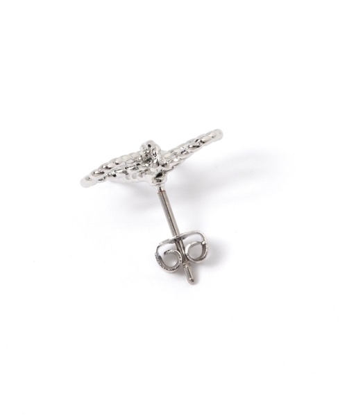 tiny tiny（ティニーティニー）の「プチリボンピアス[tiny tiny(ティニーティニー)]（ピアス（両耳用）・レディース・イエロー/グレー・0）」の3枚目の写真