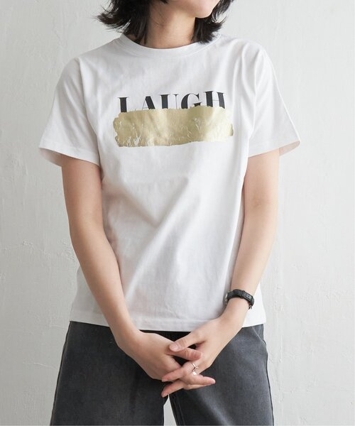 VENCEEXCHANGE(ヴァンスエクスチェンジ)の「ロゴ箔プリントコンパクトTシャツ(Tシャツ/カットソー・レディース・ゴールド/シルバー系/ブラック・FREE)」の18枚目の写真