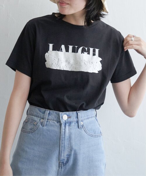 VENCEEXCHANGE(ヴァンスエクスチェンジ)の「ロゴ箔プリントコンパクトTシャツ(Tシャツ/カットソー・レディース・ゴールド/シルバー系/ブラック・FREE)」の10枚目の写真