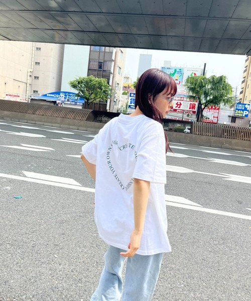 almo(アルモ)の「ハートバックプリントTシャツ(se)(Tシャツ/カットソー・レディース・レッド/グリーン/ブラック・FREE)」の8枚目の写真