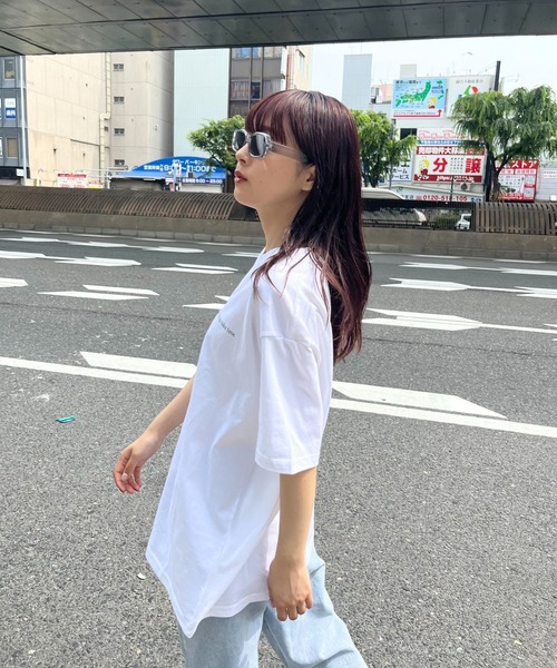 almo(アルモ)の「ハートバックプリントTシャツ(se)(Tシャツ/カットソー・レディース・レッド/グリーン/ブラック・FREE)」の9枚目の写真