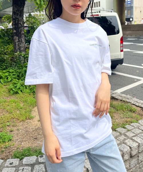 almo(アルモ)の「ハートバックプリントTシャツ(se)(Tシャツ/カットソー・レディース・レッド/グリーン/ブラック・FREE)」の10枚目の写真