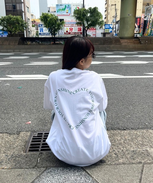 almo(アルモ)の「ハートバックプリントTシャツ(se)(Tシャツ/カットソー・レディース・レッド/グリーン/ブラック・FREE)」の13枚目の写真