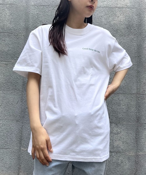 almo(アルモ)の「ハートバックプリントTシャツ(se)(Tシャツ/カットソー・レディース・レッド/グリーン/ブラック・FREE)」の14枚目の写真